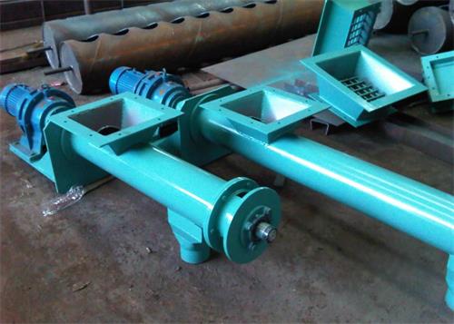 攪拌站專用螺旋給料機結構圖紙